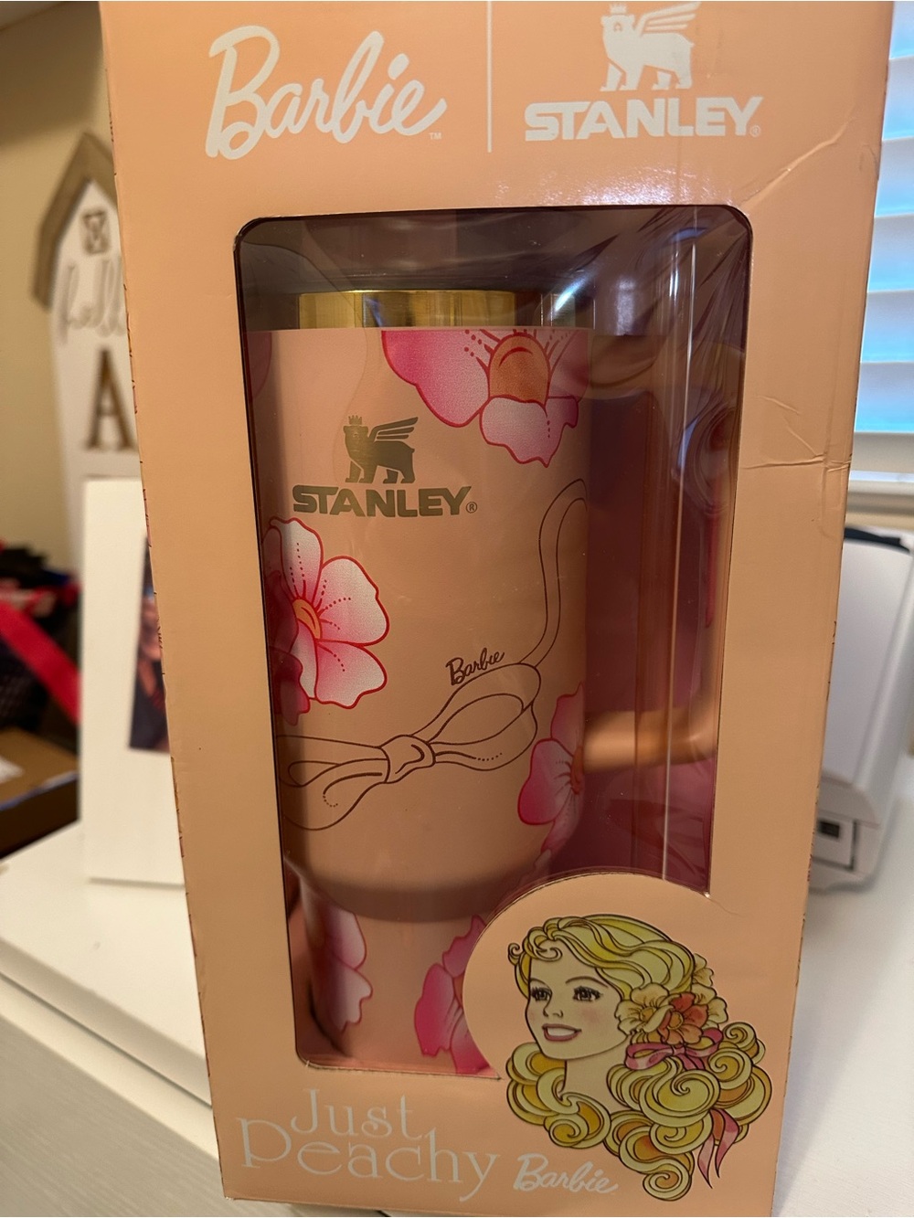 Stanley Pink Floral Barbie Limited Edition 2024 Insulated Tumbler